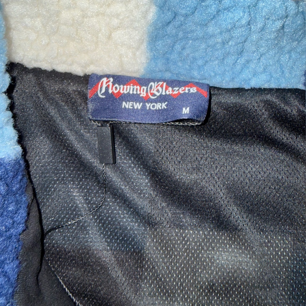 Rowing Blazers Patchwork Sherpa Jacket - image 5